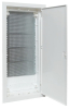 Cлаботочный щит EKF PROxima Nova 4 ряда с пластиковой дверью IP40 nv-mb-pd-4