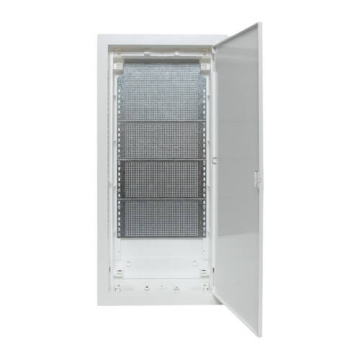 Cлаботочный щит EKF PROxima Nova 4 ряда с пластиковой дверью IP40 nv-mb-pd-4