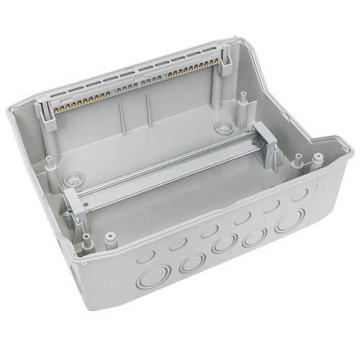 Щит навесной EKF 12 модулей Unix65 IP65 ux65-12-n
