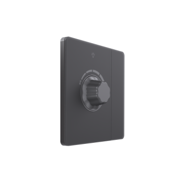 Светорегулятор SE Systeme Infinity TRIAC c выключателем 300Вт (вулканический пепел) FSE000721