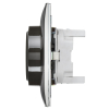 Розетка 2-ая с/з 16А в сборе IEK SKANDY SK-R08N (никель) SK-R21-16-K50-F
