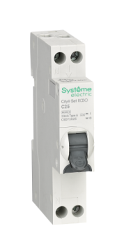 Дифференциальный автомат Systeme Electric City9 Set АВДТ 1П+Н C25 30mA тип A 6 kA (х-ка C) 18мм C9D73625