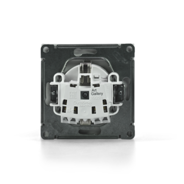 Розетка IP 44 ArtGallery влагозащищенная быстрозажимными клеммами (белый) GAL440146S