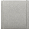 Розетка с крышкой FORTE&PIANO 16А IP44 FP721M (металл никель) FP-R16-16-44-M-K50