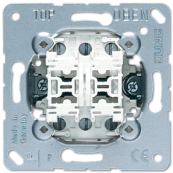 JUNG Кнопка сдвоенная без фиксации 10Аx250V 539U