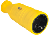 Розетка переносная IEK OMEGA РБп14-1-0м IP20 (желтая) OM-KR20-16-20-P1-00-K05
