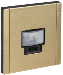 Датчик движения FORTE&PIANO IEK с LED подсветкой FP655M (металл шампань) FP-MS10-N-150-05-M-K37