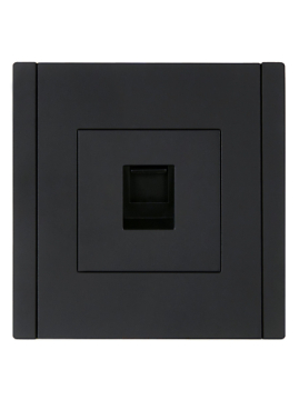 Розетка компьютерная FORTE&PIANO RJ45 кат.6 FP131 (черный) FP-K10-2-K02