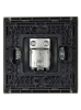 Розетка TV проходная FORTE&PIANO FP529 (сталь) FP-A10-P-K46