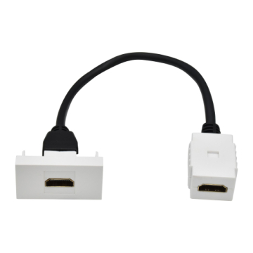 Розетка HDMI M/M IEK PRIMER РКМ-10-00-П 1 модуль PR-KK40D-RH-0-1-K01