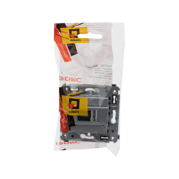Розетка Avanti USB 2.0 одинарная в стену тип А (Закаленная сталь) 4404403