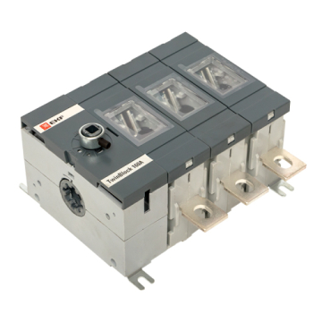 Рубильник EKF TwinBlock 160A 3P без рукоятки управления tb-s-160-3p