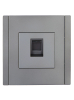 Розетка компьютерная FORTE&PIANO RJ45 кат.5E FP532 (сталь) FP-K10-1-K46