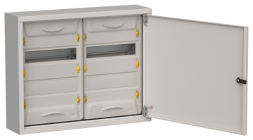 Щит металлический навесной IEK TITAN 5 ЩРн-48 (2х2х12) 460х570х140 IP31 серый TI5-50-N-2X024-31-7035