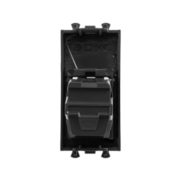 Розетка DKC Avanti USB 2.0 тип А-А 1 модуль (черный матовый) 4412401