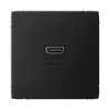 Розетка HDMI Systeme Electric ArtGallery (карбон) GAL001080