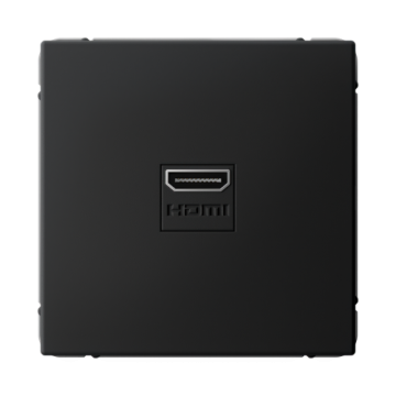 Розетка HDMI Systeme Electric ArtGallery (карбон) GAL001080