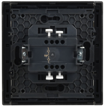 Выключатель кнопочный FORTE&PIANO 1-кл 10А FP510 (сталь) FP-V14-0-10-1-K46