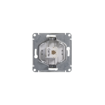 Розетка компьютерная RJ45 Glossa кат. 5e (белый) GSL000181K