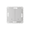 Выключатель Systeme Electric AtlasDesign Smart SBER Zigbee 2-клавишный с нейтралью 10А, схема 1 (белый) ATN000117Z