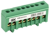IEK Шина PE земля в корп изол на DIN-рейку ШНИ-6х9-8-К-З YNN10-69-8KD-K06