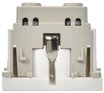 Розетка IEK PRIMER 2P+E со шторками 2 модуля РКС-20-30-П-К (белый) CKK-40D-RSZB2-K01-K