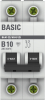 Автоматический выключатель EKF Basic ВА 47-29 2Р 10А 4,5кА (х-ка B) mcb4729-2-10-B