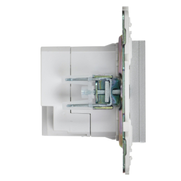 Розетка USB A+C 3,1А IEK SKANDY SK-R14S (серебряный) SK-U22-D31-K23