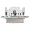 Розетка с крышкой 16А IP44 IEK SKANDY SK-R11Sh (шампань) SK-R16-16-44-K37