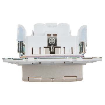 Розетка с крышкой 16А IP44 IEK SKANDY SK-R11Sh (шампань) SK-R16-16-44-K37