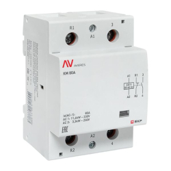 EKF Averes Контактор модульный КМ 80А 1NC+1NO 230VAC (3 мод.). km-av-3-80-11-230V