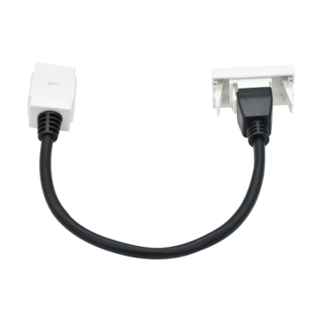Розетка HDMI M/M IEK PRIMER РКМ-10-00-П 1 модуль PR-KK40D-RH-0-1-K01