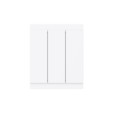 Выключатель Kranz SETE 3 кл 10А с рамкой (жемчуг) IP20 KR-79-0707-1