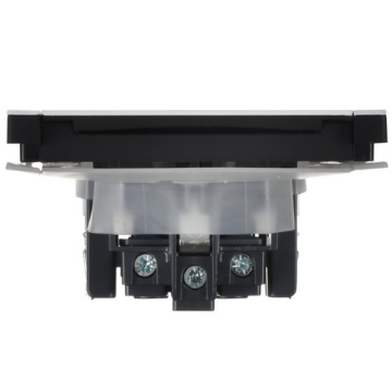 Розетка с крышкой FORTE&PIANO 16А IP44 FP221M (металл белый) FP-R16-16-44-M-K01