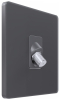 Розетка TV/FM/SAT SE Systeme Infinity 5-2400MГц (вулканический пепел) FSE000798