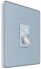 Розетка TV/FM/SAT SE Systeme Infinity 5-2400MГц (стальное небо) FSE001198