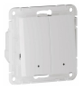 Выключатель Systeme Electric AtlasDesign Smart SBER Zigbee 2-клавишный с нейтралью 10А, схема 1 (белый) ATN000117Z