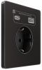 Зарядка USB А+С 20Вт с розеткой SE Systeme Infinity (полярная ночь) FSE001032