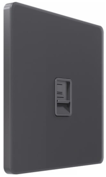 Розетка компьютерная RJ45 кат.5e SE Systeme Infinity (вулканический пепел) FSE000783
