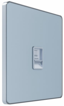 Розетка компьютерная RJ45 кат.5e SE Systeme Infinity (стальное небо) FSE001183