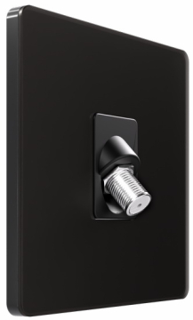 Розетка TV/FM/SAT SE Systeme Infinity 5-2400MГц (полярная ночь) FSE001098