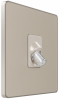 Розетка TV/FM/SAT SE Systeme Infinity 5-2400MГц (песчаный берег) FSE000598