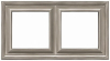 Рамка двухместная Jung EcoProfi Deco (шампань) EPD482CH