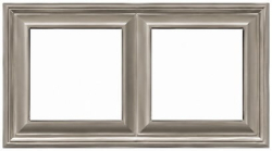 Рамка двухместная Jung EcoProfi Deco (шампань) EPD482CH