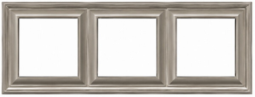Рамка трехместная Jung EcoProfi Deco (шампань) EPD483CH
