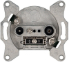 Розетка TV+FM Jasmart G оконечная (антрацит) G6204B