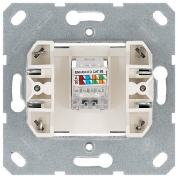 Розетка информационная RJ 45 кат 5е Jasmart G (мокко) G6105Z