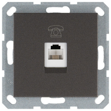 Розетка информационная RJ 45 кат 5е Jasmart G (мокко) G6105Z