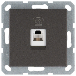 Телефонная розетка Jasmart G RJ11 (мокко) G6101Z