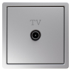 Розетка телевизионная оконечная Jasmart FD (soft touch) (матовый белый) FD6001PWM